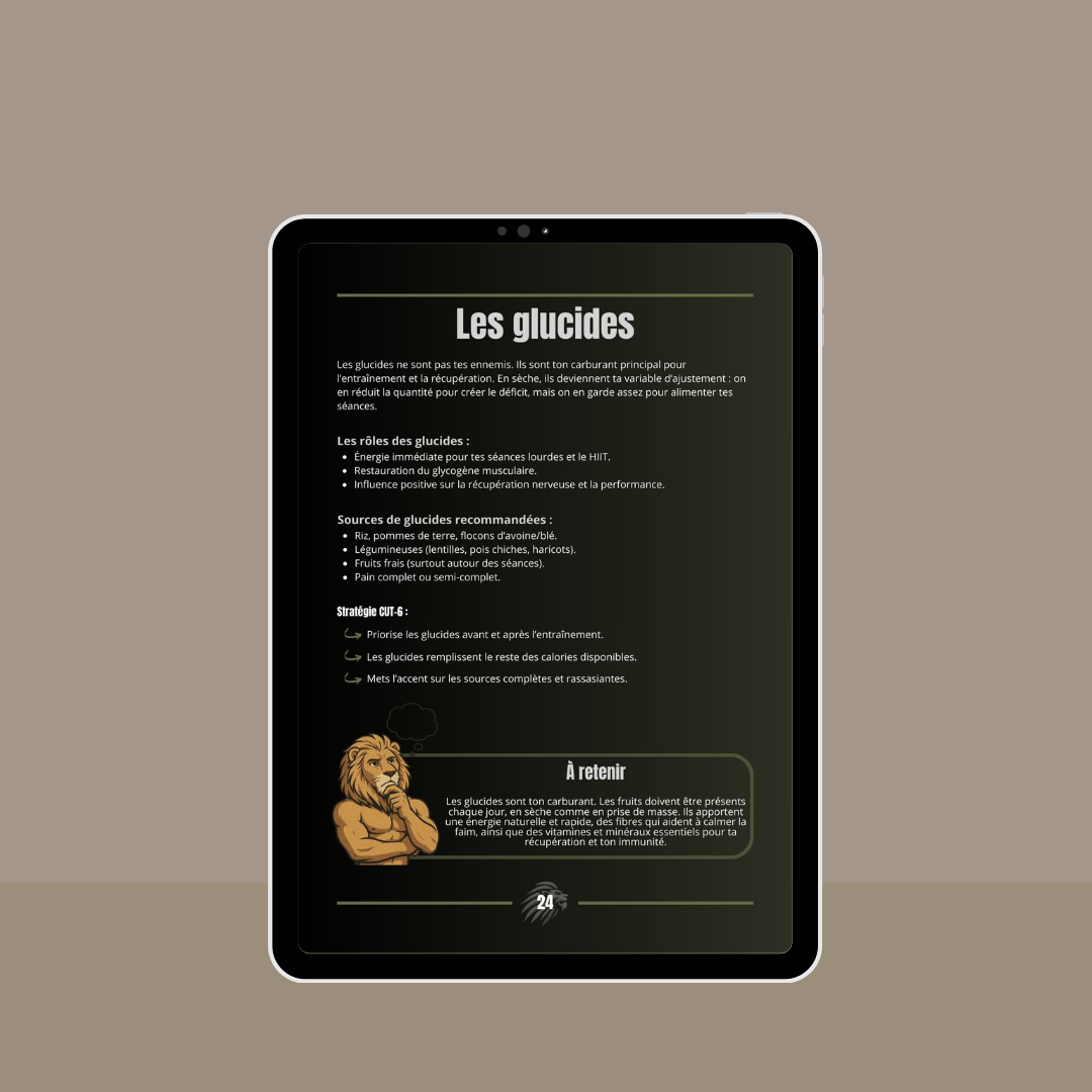 CUT-6 — Programme 6 semaines (Poids du Corps)